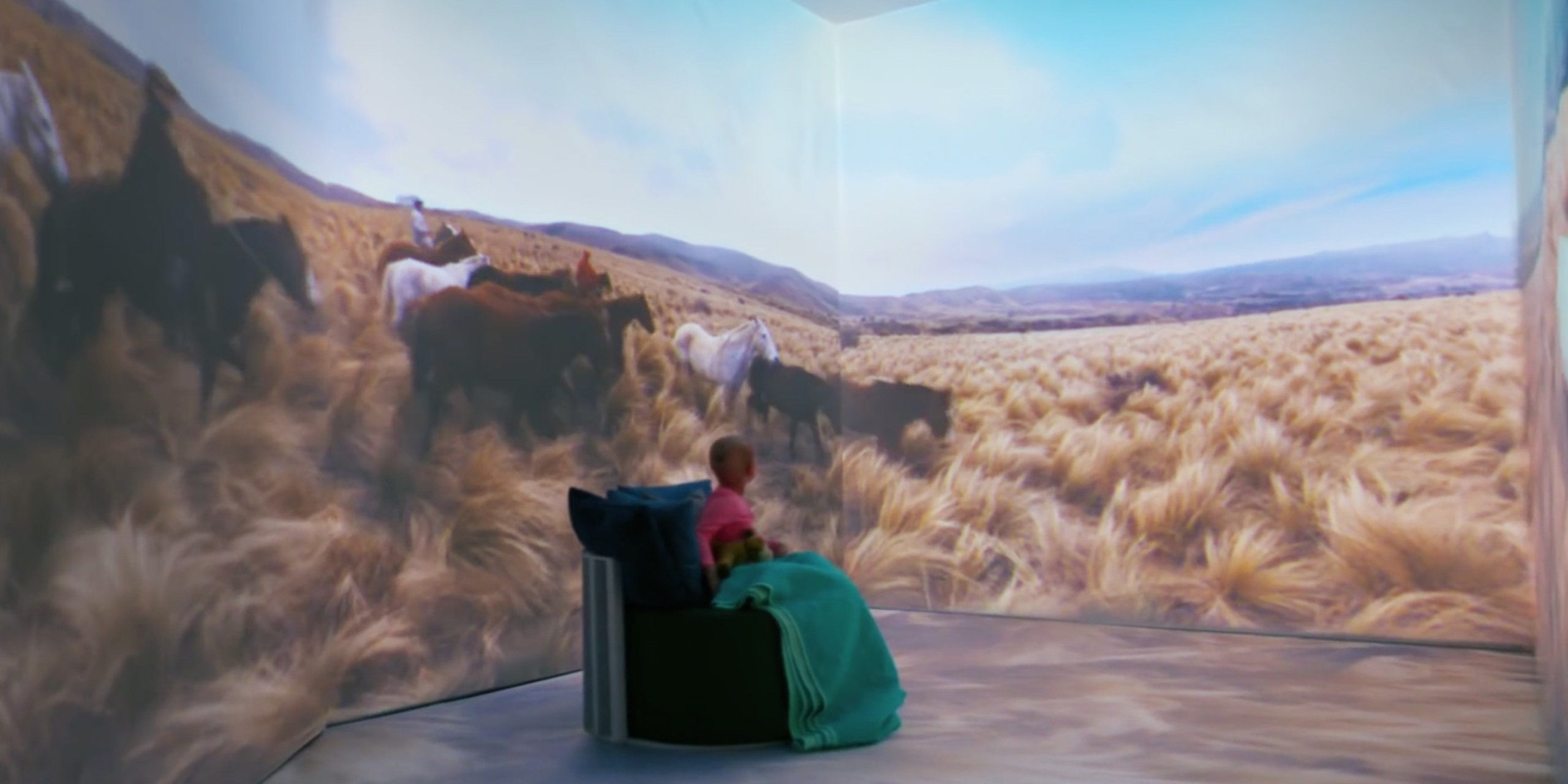 Dream Adventures immersive room at St Jude